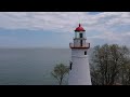 Marblehead Lighthouse Drone