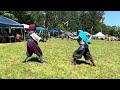 Blue vs Serlida, Southern Region War Camp East Kingdom SCA 6.2.24