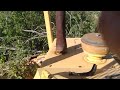 550g Deere Dozer.  Mountain side brushing near Yosemite, Mariposa, California