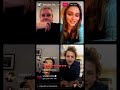 Lily rose depp Instagram live with the cast of Voyagers🤎
