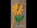 Basic Stitch Flower Embroidery Tutorial !!! Amazing Mini Flower All over Design Embroidery #shorts s