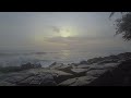 Sea waves sound effects  relaxing sound  cinematic video