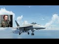 THE WORLD'S TOUGHEST LANDINGS IN A FIGHTER JET - Microsoft Flight Simulator Top Gun DLC
