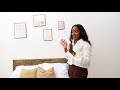 Extreme small bedroom makeover + tour in Lagos, Nigeria | *neutral aesthetic + pinterest inspired*