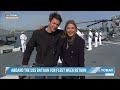 Get An Inside Look At Jenna Bush Hager’s Stay On The USS Bataan