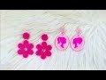 Barbie Inspired Resin Earrings - Resin Art