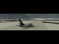 WestJet Landing in YYZ CYYZ PMDG 737-800 - Side View - 5120x1440 5K NVIDIA 3090