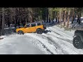 Goofing Around in my Bronco Raptor on Mormon Emigrant and Silver Fork - January 2024