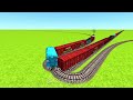 MULTIPLE TRAINS STACKING ON THE CRAZY REVERSAL TURNS RAILWAY TRACKS ▶️ Train Simulator | CrazyRails