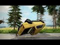 BeamNG Drive - Dangerous Overtaking Crashes #01