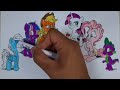 Coloring Pages MY LITTLE PONY■Fluttershy in trouble/How to color My Little Pony/Drawing Tutorial🦄mlp