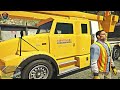 GTA 5 - Stealing CONSTRUCTION VEHICLES with Franklin! (Real Life Cars #83)