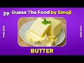 Guess The Food By Emoji | Food and Drink by Emoji Quiz