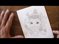 How to draw lord ganesha  || Pencil sketch || Art Video