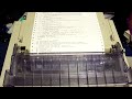 OKI Microline 320 Turbo - Printing a Long Document