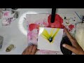 #87 Two ways to create alcohol ink flowers on ceramic tile