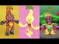 Dawn of Fire Vs My Singing Monsters Vs The Monster Exolorers | Redesign Comparisons ~ MSM