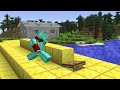 JJ's DIAMOND Submarine vs Mikey's GOLD Submarine Build Battle in Minecraft - Maizen