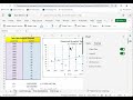 Excel Project 2 of 5: Linear Fits (STATS)