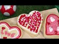 The Super Mario Bros Movie DIY Valentines Day Cookie Decorating with Peach, Toad, Luigi! Crafts