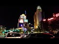 Driving on Las Vegas Boulevard  at Night  in 4K