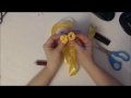 Как сделать крученую розу из атласной ленты How to make a twisted rose of satin ribbon