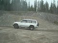 pajero's playing in a quarry in mayo