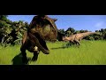 CARNIVORE AND HERBIVORE BATTLE ROYALE ISLA NUBLAR  - Jurassic World Evolution 2