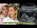 Pregnant Hailey Bieber posts stunning photos of growing belly