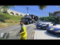 GTA 5 - Stealing SHERIFF POLICE MCQUEEN CARS with Franklin! (Real Life Cars #50)