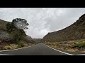 Scenic Rain Drive Barranco de las Vacas GC-550 - Agüimes- GC-103 Barranco de Guayadeque Gran Canaria