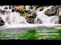 Relaxing forest waterfall sounds - relax and fall asleep with water sounds white noise for sleeping