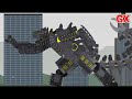 Monsteverse the New Emperi EP 7 godzilla vs mechagodzilla v2 stick nodes #godzilla #animation