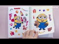 🌈PaperDIY🌈 Despicable Me 4 Movie DIY Sticker Book with Dave, Ron, Jerry, Ralph #despicableme4