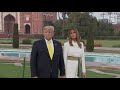 WATCH: Trump and first lady visit Taj Mahal during India visit