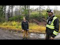 Wind Storm Blocks Us From Rescuing a Stranded Van, So We Clear The Road!