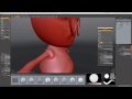 MODO Model and sculpting - Character design step 02