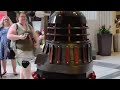 Tom Baker returns Dr. WHO faces nemesis Dalek DragonCon 2023 cosplay raw video Cruella Pikachu Luigi