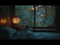 (No commercials) Lie down in a warm bed without closing the window 🌧️Sound of rain for sleep, study