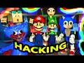 HACKING Poppy Playtime 3D Animation IN MINECRAFT Ft. Huggy Wuggy Baldi Mario Sonic Movie (REUPLOAD!)