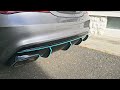 2017 CLA 250 Motorsport Edition Armytrix Valvetronic Exhaust with race pipe, cold start.