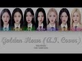 Baby Monster Version (A.I. Cover) - Golden Hour by JVKE (Color Coded Lyrics)