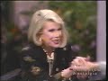 Lucille Ball was a 'Control Freak' - daughter Lucie Arnaz reveals to Joan Rivers -1990