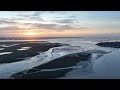 Coucher de soleil sur Le Crotoy, Baie de Somme