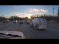 IMMERSIVE Video | Lake Spivey Pkwy Drive At Sunset |⚙️Speed To 2x | January 2023 #120fps