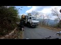 Over Speeding  gone wrong..Rider almost Hit Truck