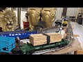 Incredible pulling power of 10 pounds of Railroad spikes by Lionel Lionchief Plus 2.0