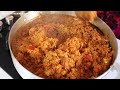 How I Make PERFECT SMOKEY PARTY JOLLOF RICE Without FIREWOOD!