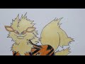 Pokémon : Arcanin (dessin) - Speed Drawing