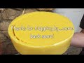 Rendering Beeswax From Comb Cappings